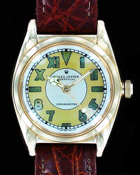 Rolex Bubble Back“California Dial” Rare Double Swiss for.